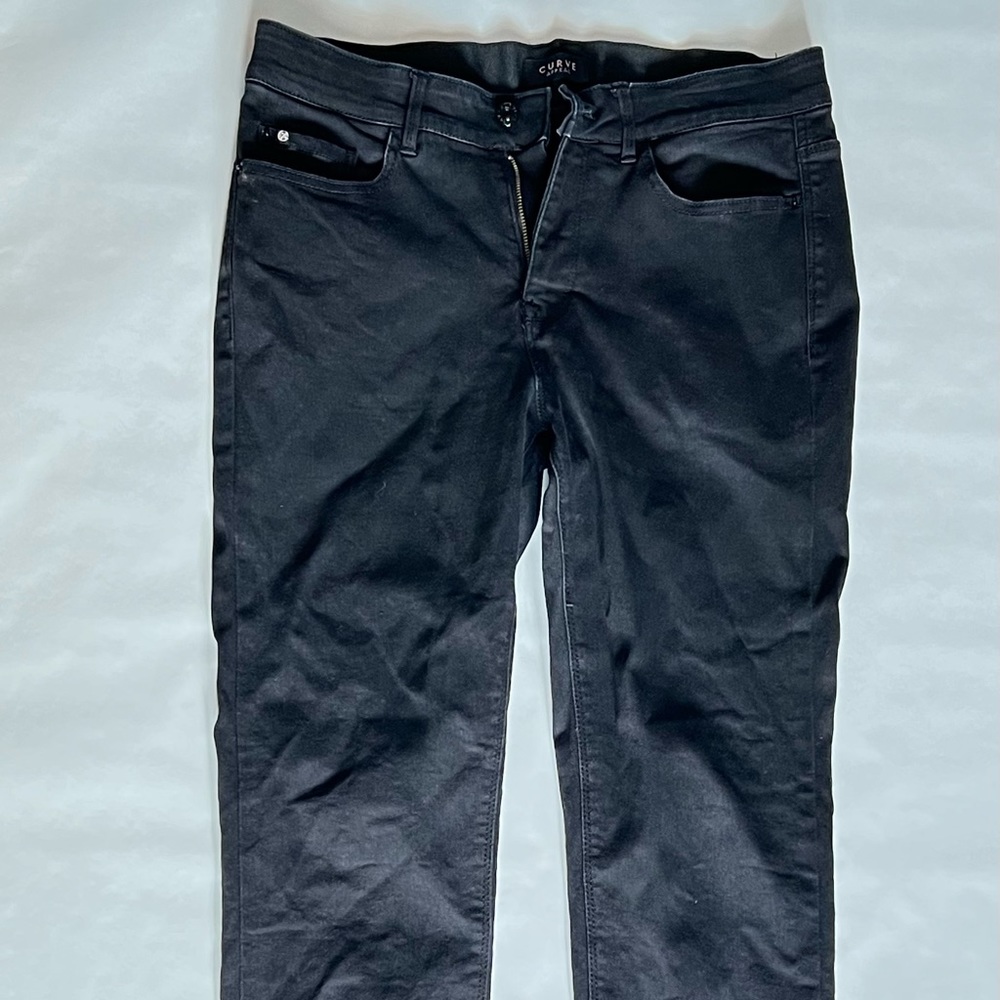 Size 8 (29 in Jeans) CURVE APPEAL Black Skinny Jeans